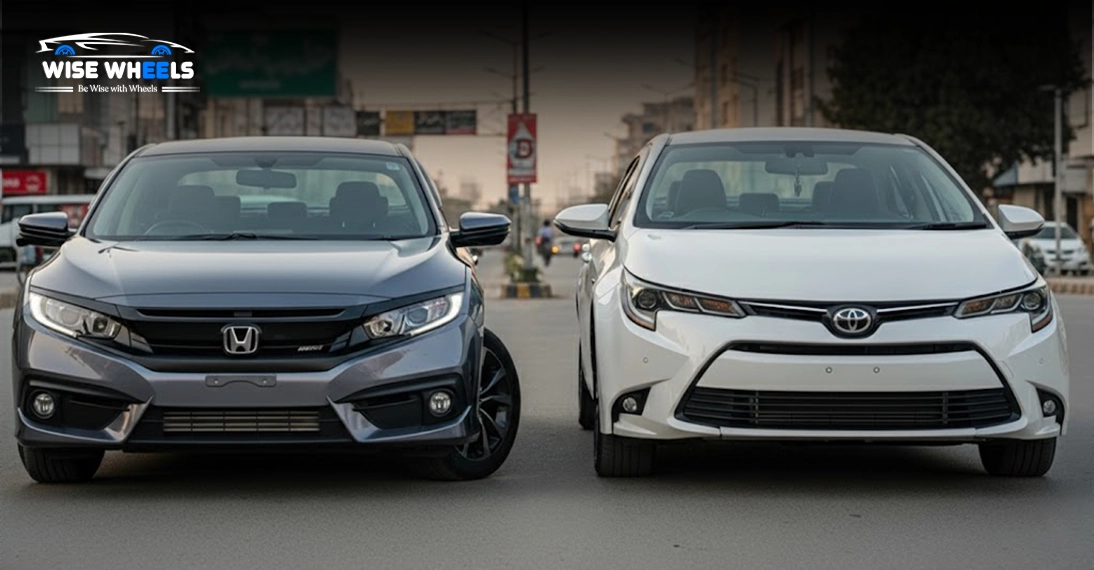 Comparison at a Glance Civic vs Corolla