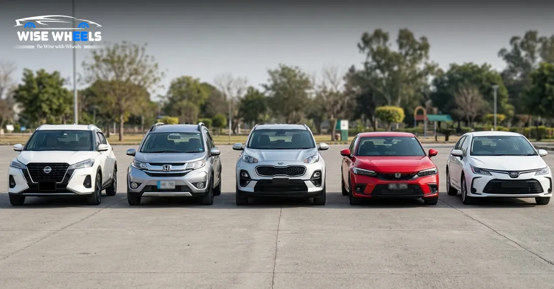 Best Used Family Cars Under PKR 70 Lacs