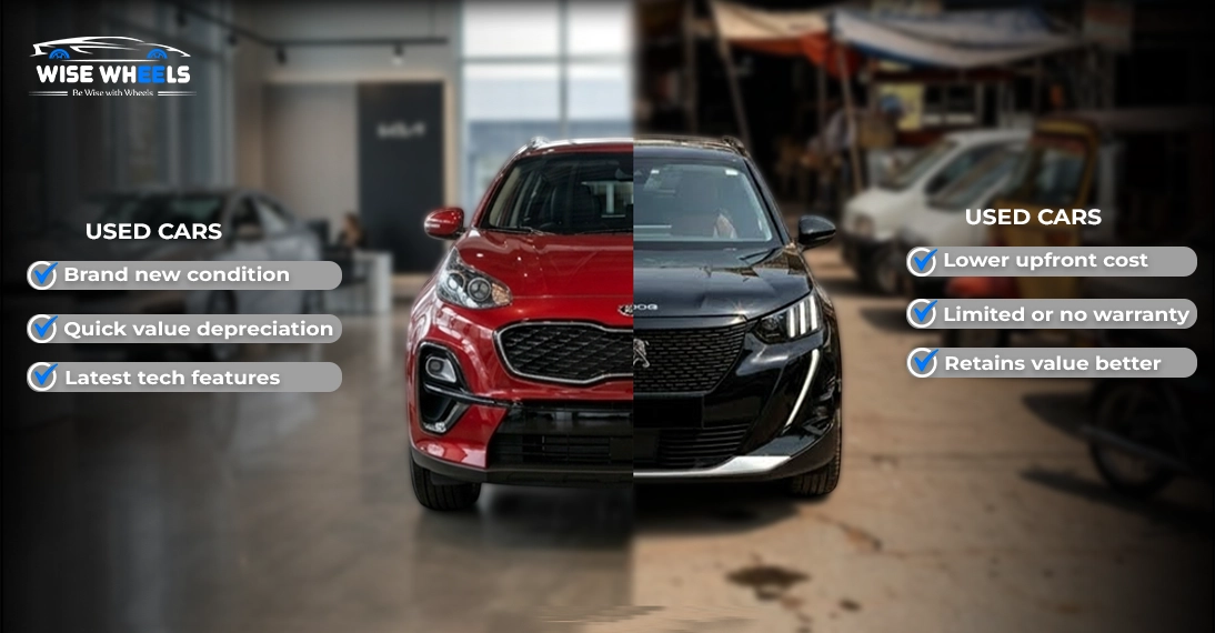 Comparison of New vs. Used Family Cars Under PKR 70 Lacs