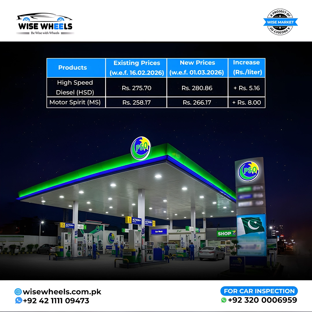 New Fuel Prices Effective from March 1, 2026