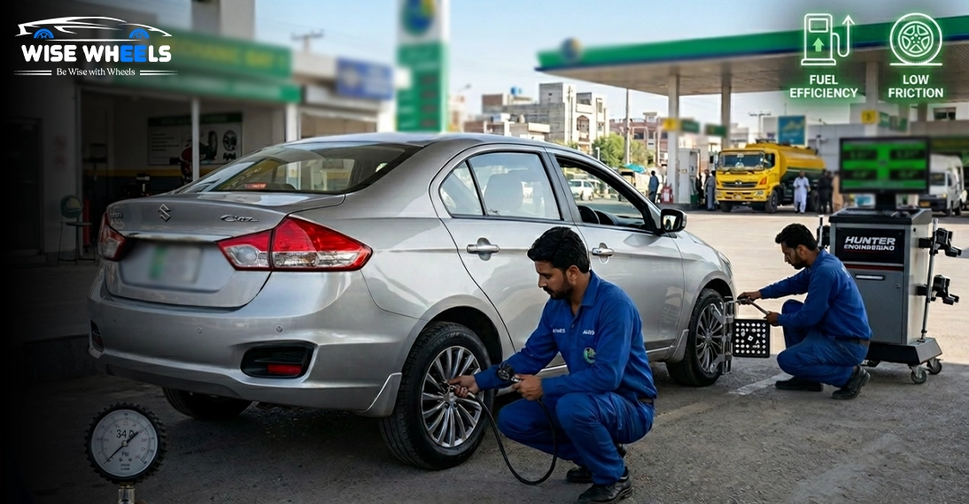 The Physics of Fuel Tire Pressure and Alignment