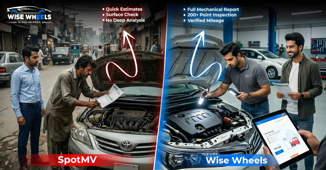 Wise Wheels vs. SpotMV