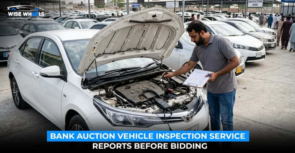 Bank Auction Vehicle Inspection Service | Reports Before Bidding