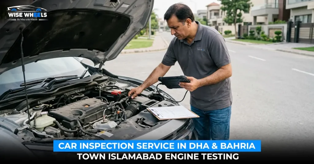 Car Inspection Service in DHA & Bahria Town Islamabad | Engine Testing