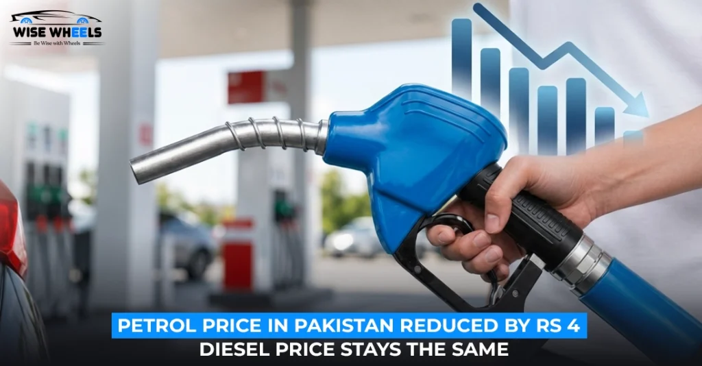 Petrol Price in Pakistan Reduced by Rs 4 – Diesel Price Stays the Same