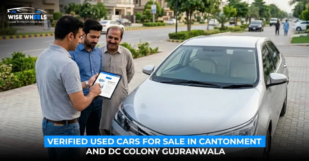 Verified Used Cars for Sale in Cantonment and DC Colony Gujranwala: A Smart Buyer’s Guide