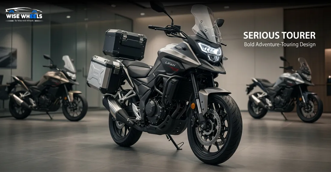 Design: The KPT 400 Looks Like a Serious Tourer