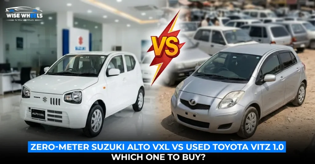 Zero-Meter Suzuki Alto VXL vs Used Toyota Vitz 1.0: Which One to Buy?