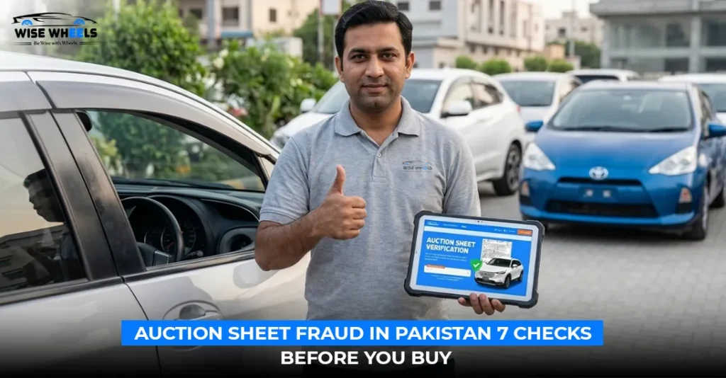 Auction Sheet Fraud in Pakistan: How to Spot Mileage Rollback, Fake Sheets and Repainted Cars