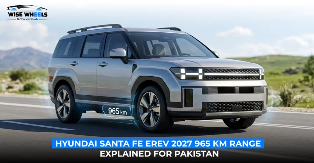 Hyundai Santa Fe EREV: 965 km Range and What It Means for Pakistan