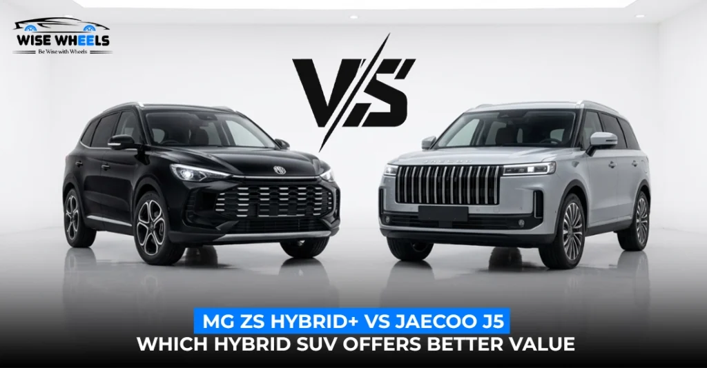 MG ZS Hybrid+ vs Jaecoo J5: Which Hybrid SUV Offers Better Value in 2026?