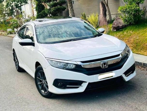 honda-civic-vti-oriel-prosmatec-ug-2020-white-100-original-condition-big-0